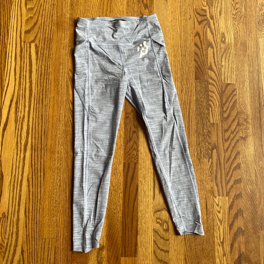 Peloton blue leggings
